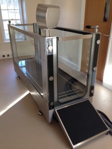 Our shiny, new underwater treadmill is now ready for use!